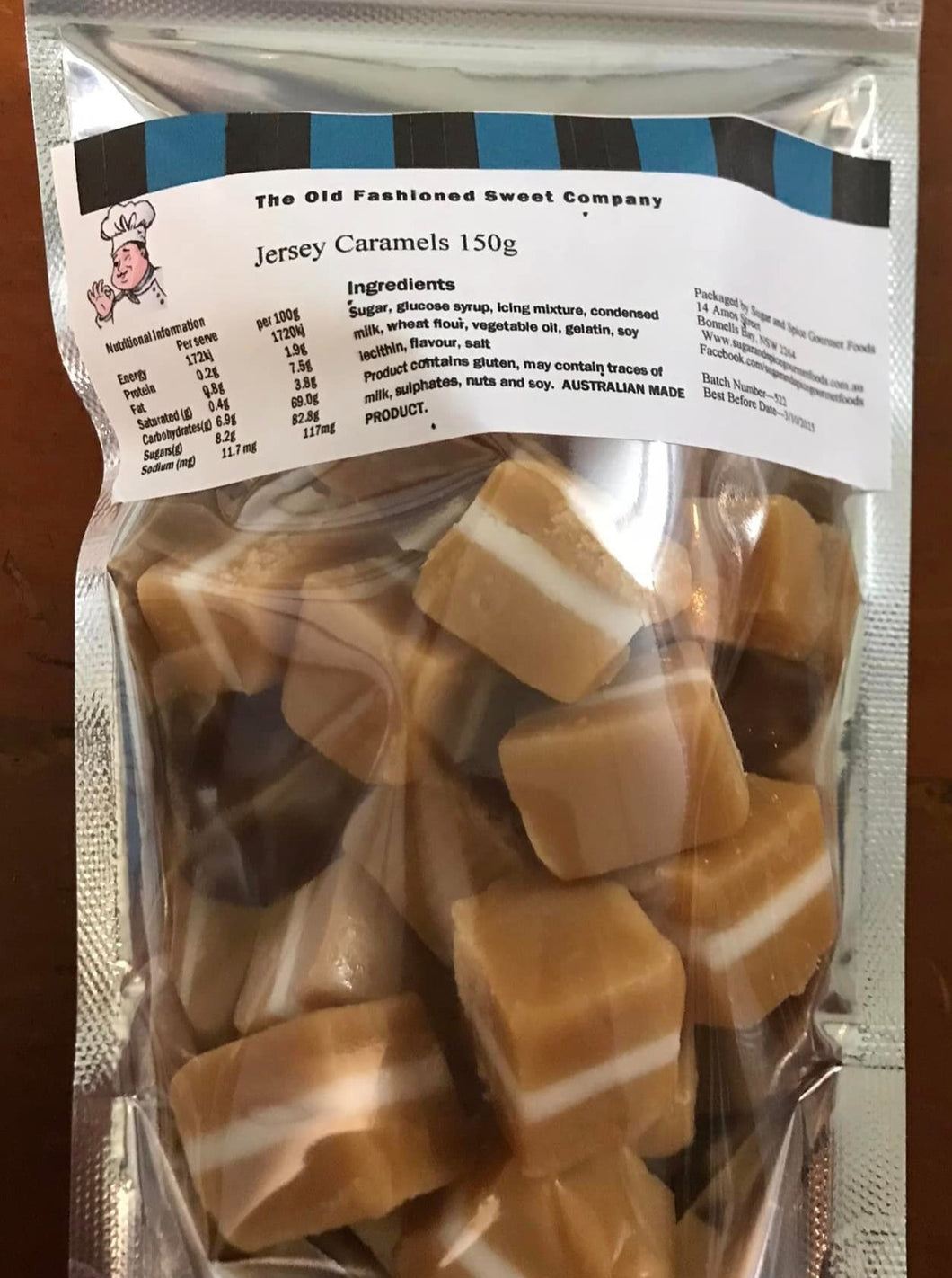 Sweets - Jersey Caramels - 150g