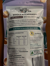 Load image into Gallery viewer, Noosa Natural Chocolate - Dark Chocolate Macadamias - 100g
