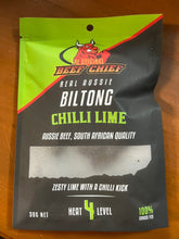 Load image into Gallery viewer, Beef Chief - Chilli Lime Biltong - 30g
