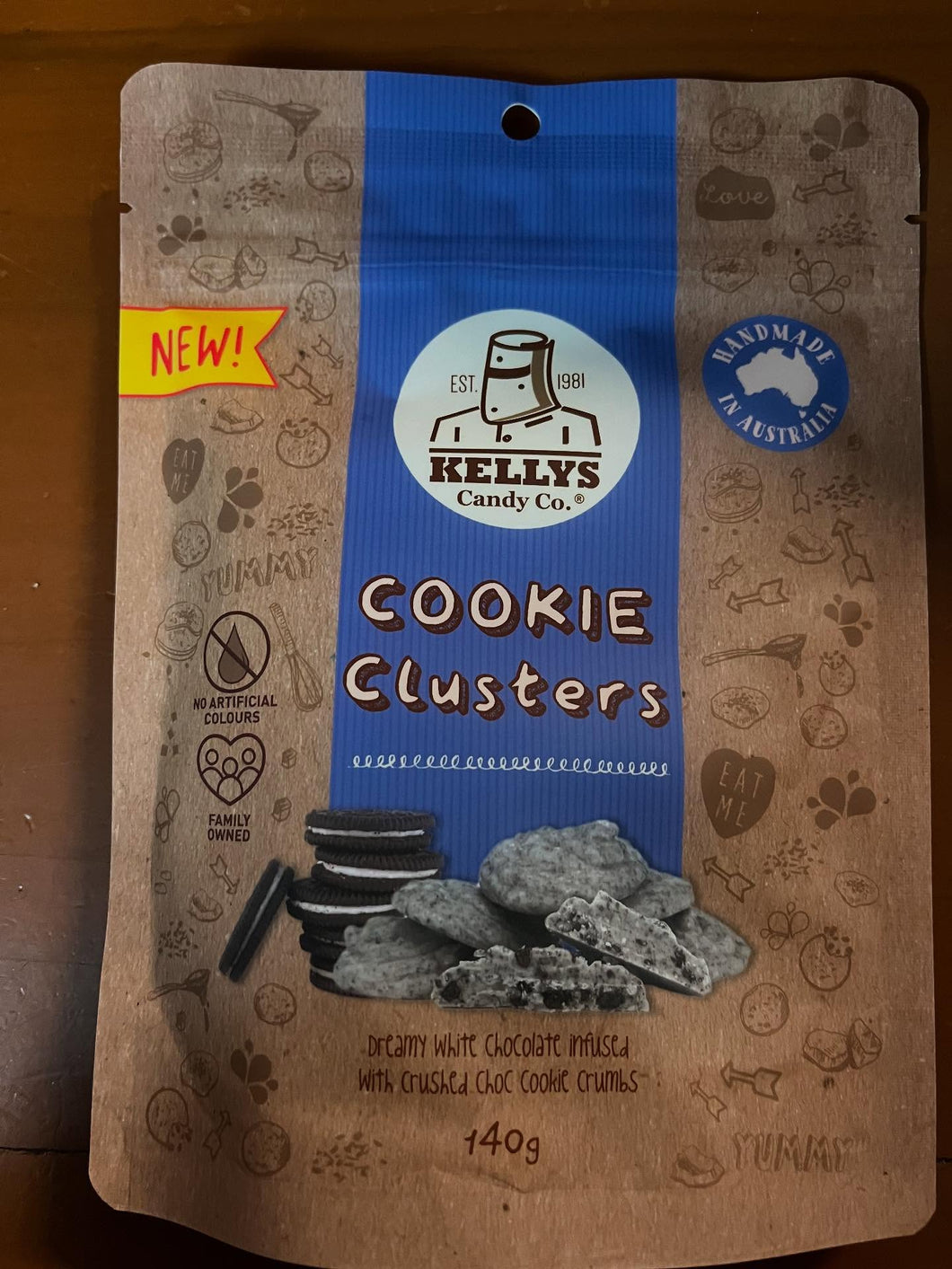 Kellys - Cookie Clusters - 180g
