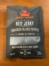 Load image into Gallery viewer, Beef Chief - Cracked Black Pepper Jerky - 30g
