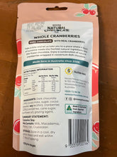 Load image into Gallery viewer, Noosa Natural Chocolate - Dark Chocolate Cranberries - 100g
