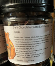 Load image into Gallery viewer, Sweets - Dark Chocolate Coated Jellybeans 250ml
