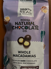 Load image into Gallery viewer, Noosa Natural Chocolate - Dark Chocolate Macadamias - 100g
