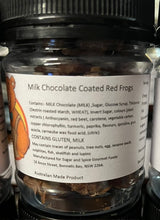Load image into Gallery viewer, Sweets - Milk Chocolate Coated Red Frogs 250ml

