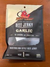 Load image into Gallery viewer, Beef Chief - Garlic Jerky - 30g
