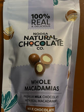 Load image into Gallery viewer, Noosa Natural Chocolate - Milk Chocolate Macadamias - 100g
