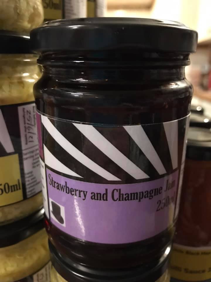 Strawberry and Champagne Jam
