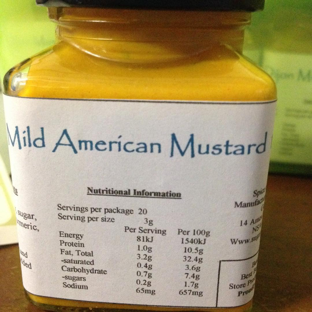 Mild American Mustard