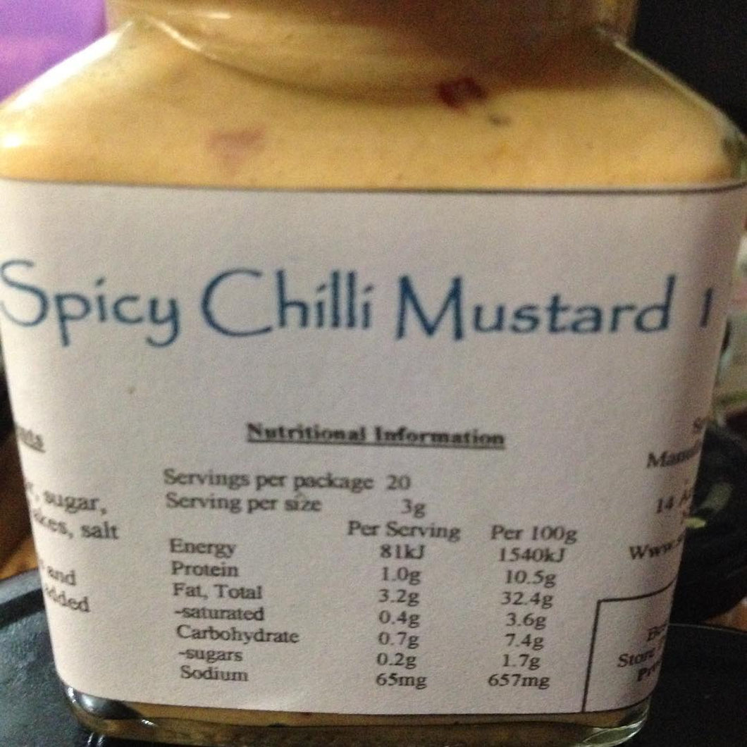 Spicy Chilli Mustard