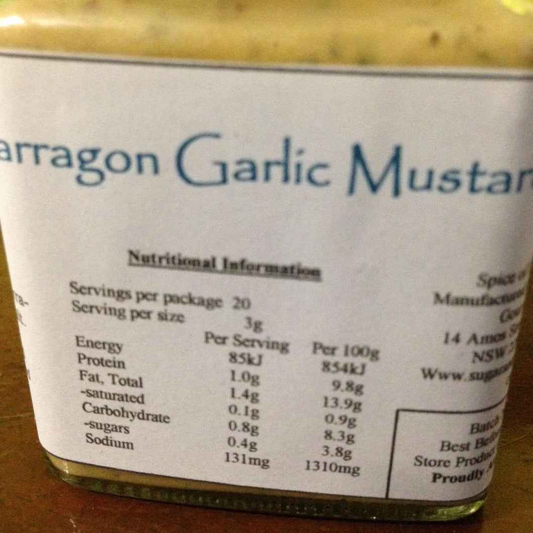 Tarragon Garlic Mustard
