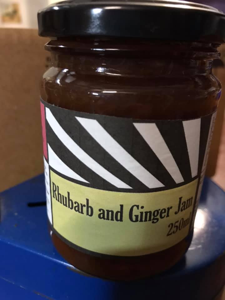 Rhubarb and Ginger Jam
